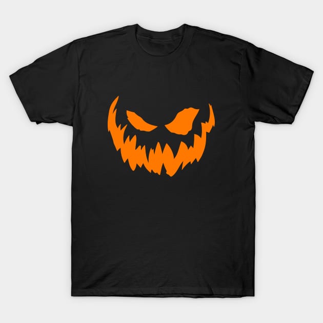 Halloween - Pumpkin Face T-Shirt by EraserArt